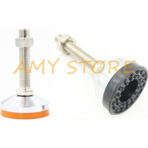 2pcs Furniture Sofa Machine Equipment Support Leg Feet Non-skid Pad M8/M10/M12/M14/16/18/20/30 Adjustable Furniture Leveling Leg