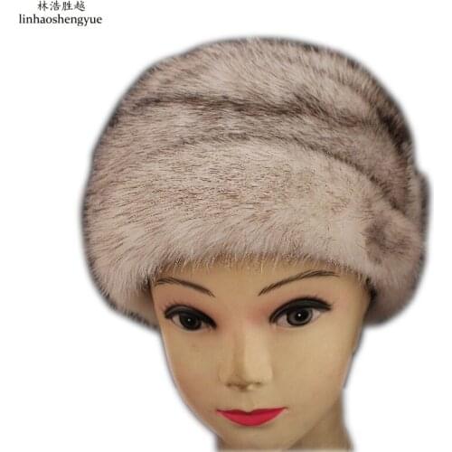 Linhaoshengyue Mink Fur Cap Free Shopping
