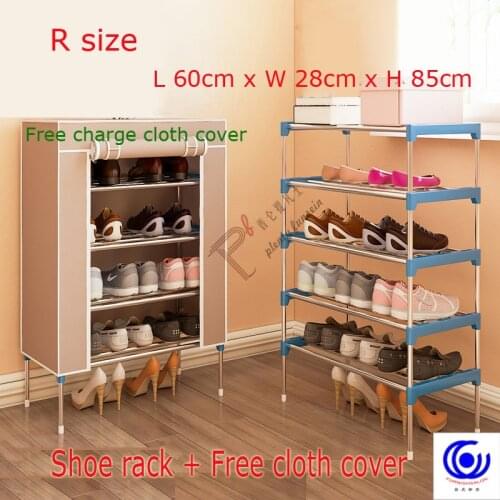 New shoes rack multi-storey living room household assembly cloth shoe cabinet dormitory Organizer Holder Shelf Storage
