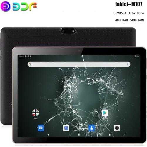 New 4G LTE Tablet 10.1 inch Android 9.0 Octa Core 4GB+64GB Brand Tablet PC Google Play Dual SIM Card GPS WiFi Bluetooth Keyboard