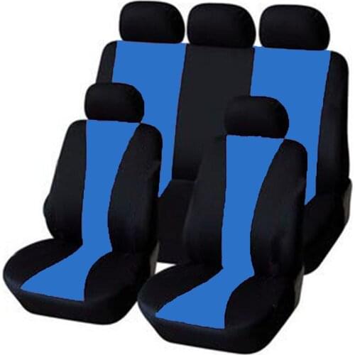 New High Quality Universal Car Seat Cover 9 Set Full Seat Covers for Crossovers Sedans Auto Interior Styling Decoration Protect