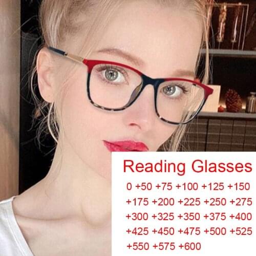 Girly Stylish Anti Blue Light Reading Glasses Women Vintage Brand Designer Square Shades Gaming Computer Eye Protection Eyewear