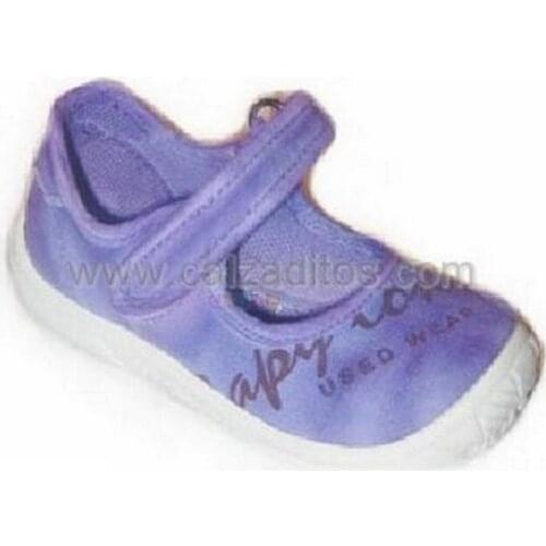 Canvas mercedites worn effect of lilac, Zapy color