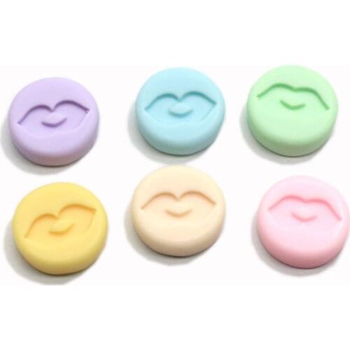 Pastel Colors Resin Sweet Candy Flatback Cabochon Simulation Food Art Supply Decoration Charm Craft
