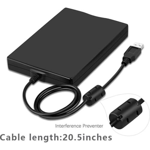 Portable 3.5 inch USB Mobile Floppy Disk Drive 1.44MB External Diskette FDD for Laptop Notebook PC