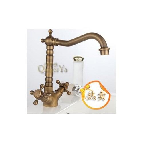 Supply a full copper retro antique faucet basin faucet 8805 C models wholesale rotatable faucet