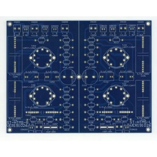 Stereo Hifi Tube preamp board bare PCB （Maranz 7 upgrade circuit