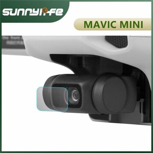 Sunnylife Mavic Mini Camera Lens Protective Film for DJI Mavic Mini 9H Glass Lens Cover Protector Anti Scratch Crack Oil Proof