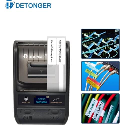 Thermal Label Printer DP23 Series 2 Inch Multifunctional Adhensive Portable Sticker Maker Two DPIs:203DPI 300DPI Are Available