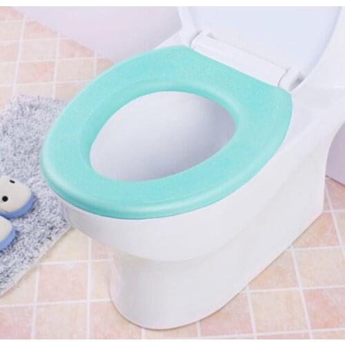 Universal Toilet Seat Thickened Mat Soft Warm Washable For Home Decor Closestool Mat Waterproof EVA Seat Toilet Case Accessory