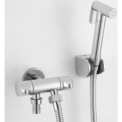 Bathroom shattaf bidet shower set bidet faucet Women PP wash spray gun bidet shower set sprayer bidet shower set