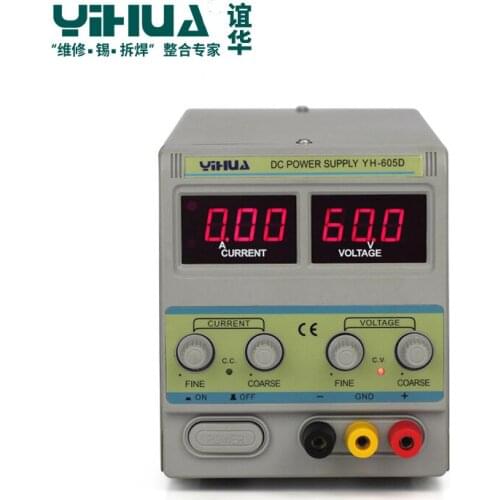 Yihua YIHUA605D DC regulated power supply 60V 5A adjustable DC power supply Taobao foreign trade regulated power supply