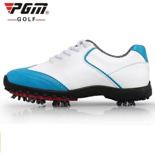 PGM Women Activities Nail Golf Shoes Lightweight Non-slip Training Shoes Ladies Brogue Style Breathable Golf Sneakers D0350