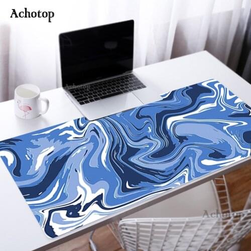 Strata Liquid Gaming Mouse Pad Art Mousepad Mouse Mat XL Large Mouse Carpet PC Gamer Computer Rubber Mause Carpet Desk Mat 90x40