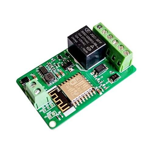 1 channel New Arrival 1Pcs Green ESP8266 10A 220V Network Relay WIFI Module Input DC 7V~30V 65x40x18mm Modules