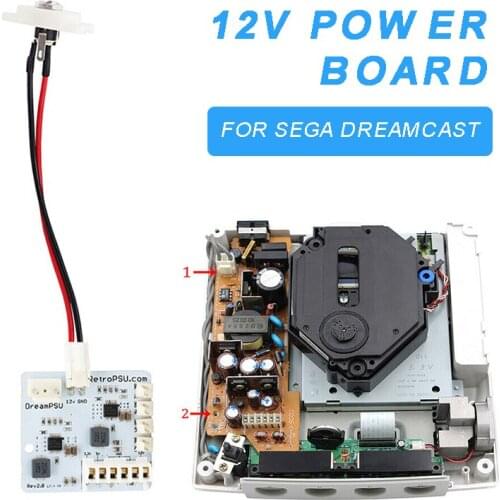 1pc Newest DreamPSU Rev2.0 12V Power Supply Mod Fit for SEGA DreamCast Replacement Games Power Supply Module Parts