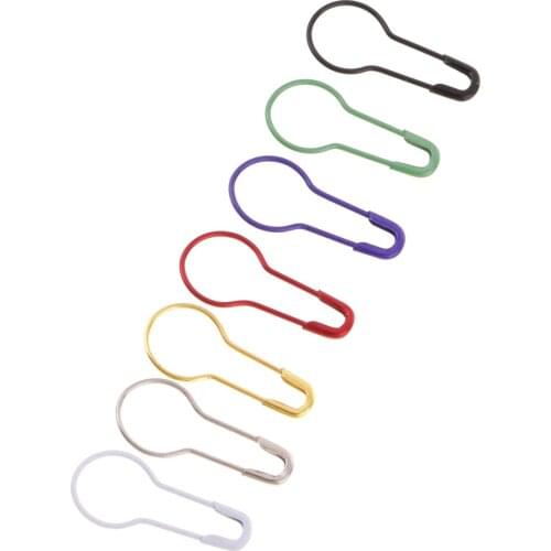 100 Pieces Calabash Shape Safety Pin Pear Gourd Shape Safety Pins Fasteners for DIY Craft Supplies