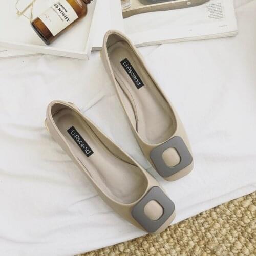 2021 new coarse shoes womens head with grandma shoes tide a pedal autumn fashion brand shoes wear-resistant and non-slip