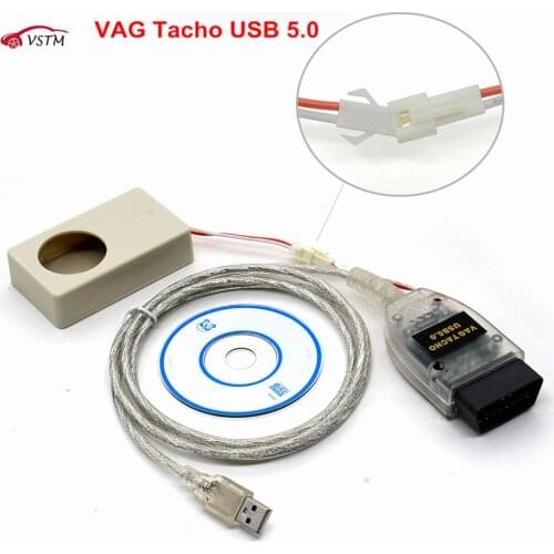 2021 Vagtacho USB Version V 5.0 Tacho V5.0 For NEC MCU 24C32 or 24C64 Free Shipping Quality Stable