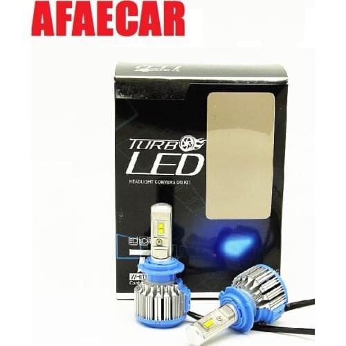 AFAECAR 2Pcs 35W H4 LED H7 H11 H8 9006 HB4 H1 H3 HB3 Car Headlight Bulbs LED Lamp Auto Fog Lights 60