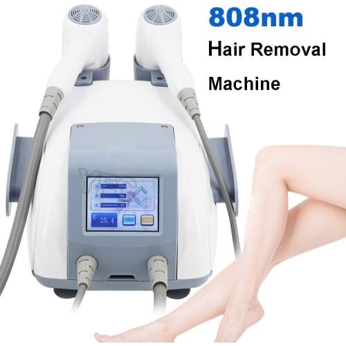 Portable 808nm Diode Laser Ice 2 in 1 Hair Removal Machine Professional Compress Depilation Instrument Skin Care Beauty Device