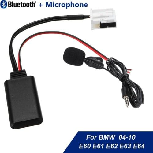 Car Bluetooth Module AUX-in Audio Adapter + Tool & Microphone For BMW E60 E61 E63 E64 E66 E81 E82 E70 E90