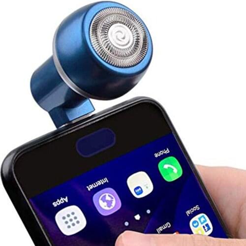 Electric Shaver For Men USB Rechargeable Magnetic to Phone Beard Trimmer Razor Machine Face Hair Shaving Trimmer For Beard Razor