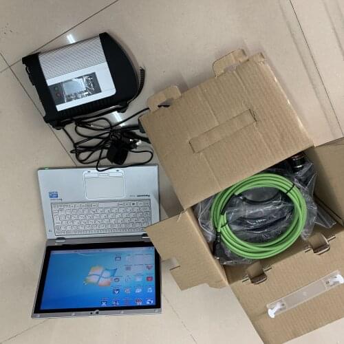 CF-ax2 +MB Star C4 SD Connect+SSD 2020.12 with HHTwin Diagnostics System Compact 4 Merc Diagnosis Multiplexer For MB Diagnose