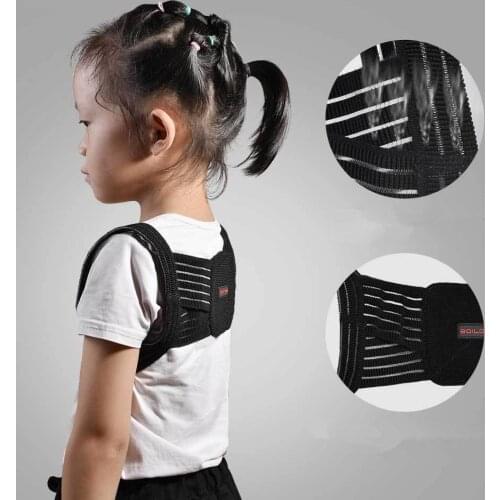 Kids Adjustable Back Support Brace Belt Back Posture Corrector for Kids Spine Shoulder Lumbar Posture Correction Device