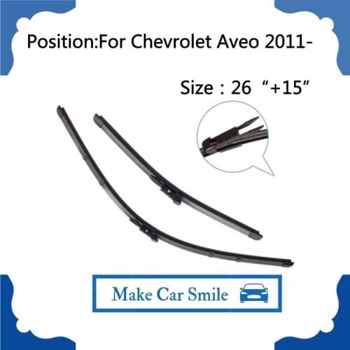For Chevrolet Aveo 2011-2016, 26"+15"
