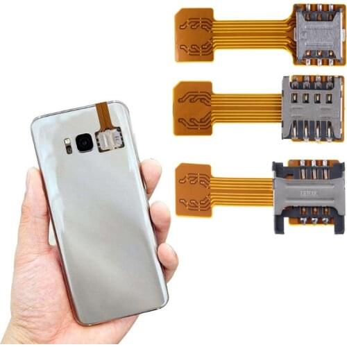 3 sizes SD Adapter Hybrid Double Dual SIM Card Micro SD Adapter for Android Phone Extender Nano Mic
