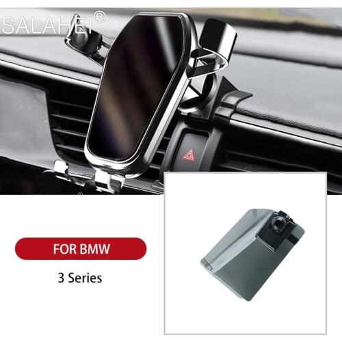 Good Car Mobile Phone Holder For BMW 3 Series 4 Series 3GT 5 Series 11-17 6 Series GT 7 Series 16-19 Air Vent Mount Clip Holder