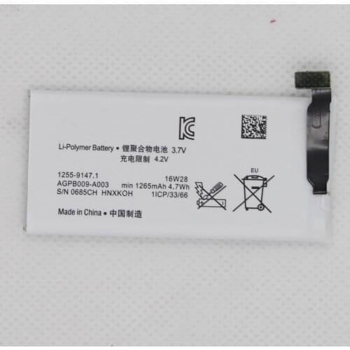 ISUNOO 10pcs/lot Battery For Sony Xperia P LT22 LT22I 1265mAh Replacement Batteries AGPB009-A001 1265mAh