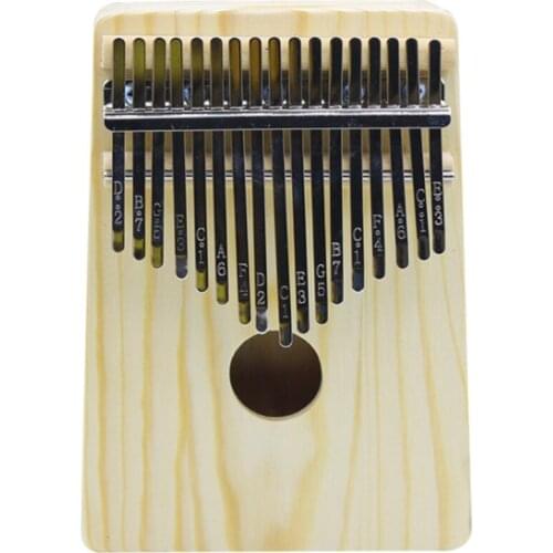 17 Key Kalimba Solid Thumb Finger Piano Kalimba Play with Guitar