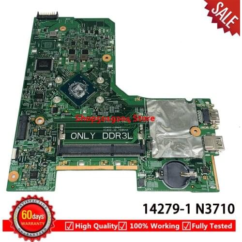 For Dell Inspiron 15 3552 14 3452 Laptop motherboard N3710 SR2KL 14279-1 896x3 V0D1T 0V0D1T CN-0V0D1T Mainboard