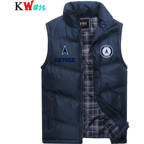 2019 New Brand Mens Jacket Sleeveless Vest Winter Fashion Casual Coats Male Cotton-Padded Mens Vest Men Thicken Waistcoat 5XL