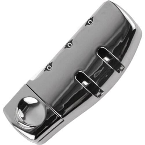 Simple Back 3 Digit Combination Suitcase Padlock Reset Luggage Lock Travel Suitcase Accessory Password Dial Digital