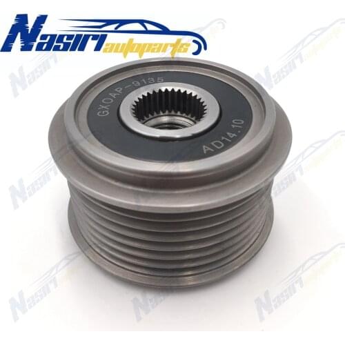 Overrunning Alternator Pulley Freewheel Clutch For Nissan Patrol GR GU Y61 TERRANO R20 2000- ZD30DDTi Turbo Diesel 3.0L Renault