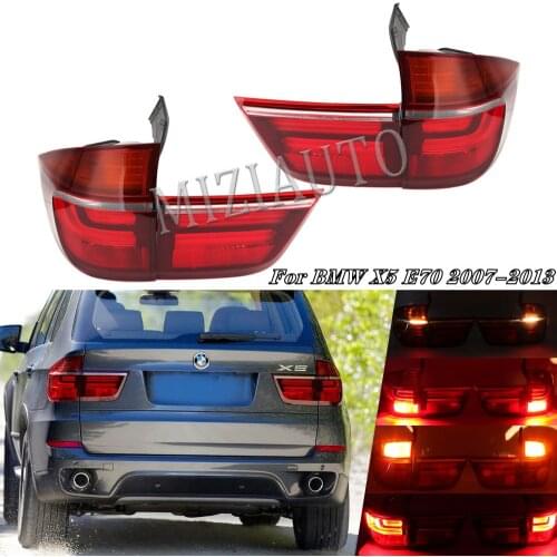1 Set Led Rear Tail light For BMW X5 E70 2007-2013 Car Produce Stop Brake Fog Lamp Rear Turn Signal Light Car Accessories