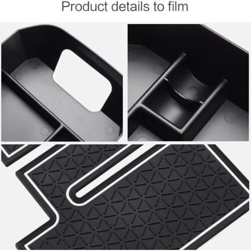 Glove Car Storage Box For Toyota RAV4 2019 2020 Armrest Tray Case Organizer Plastic Accessories Replacement Console