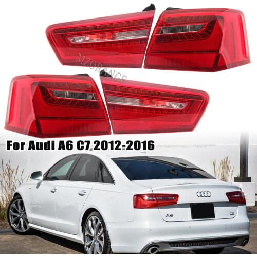 Rear Tail Light For Audi A6 C7 2012 2013 2014 2015 2016 Tail Stop Signal Lamp Brake Fog Lamp Car Assembly