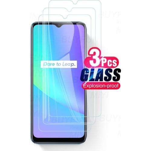 3PCS 100% Original Premium Protective Glass For Realme C25 Glass Realmi C25S C 25 S 25S 9H Explosion-proof Screen Protector Film