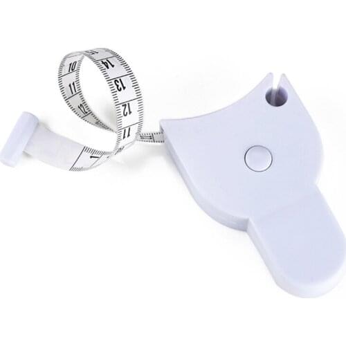 1.5m Rule Fitness Retractable Ruler Body Fat Weight Loss Body Waist Chest Legs Measuring Easy Read Lock Pin Portable Push