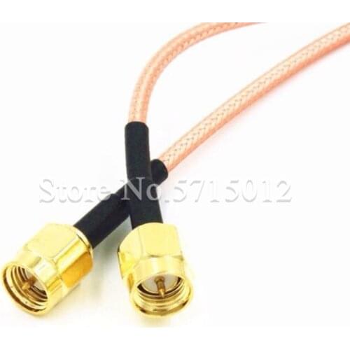 1pcs 15mm RG316 RF Antenna SMA Connector Wire Double Male Head Innernal Thread Innernal Needle RF Connector