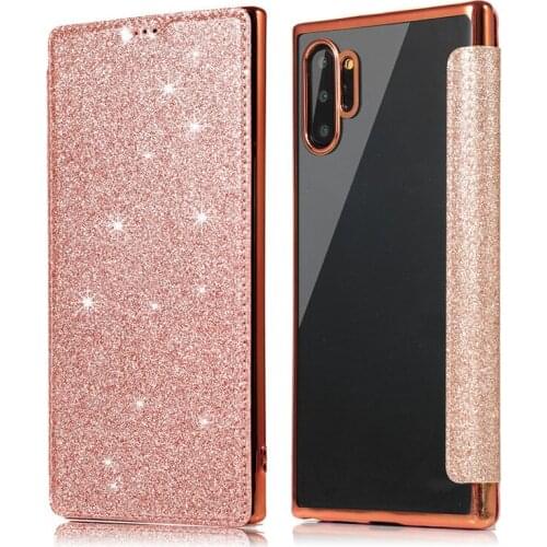 20 PCS For Samsung S20 S20Ultra S20Plus High Quality Glitter TPU Flip Leather Wallet phone Case For Samsung Note10 Note10 Pro