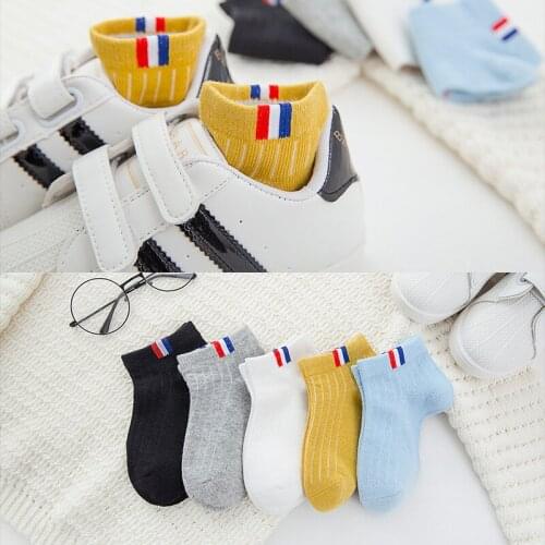 5 Pairs Kids Socks Boys Girls Cute Cartoon Children Fashion Elastic Cool Socks Spring Autumn Summer Breathable Cotton Soft Sock