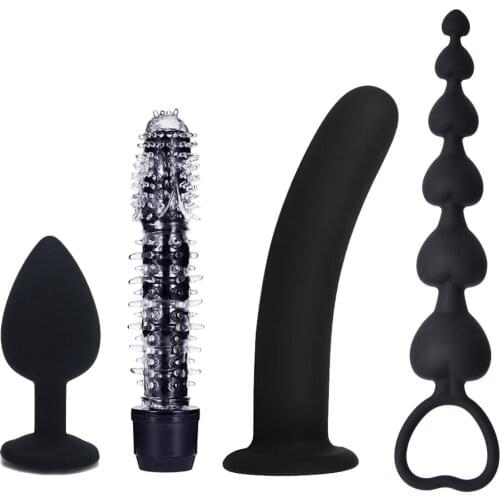 Sex Anal Beads Butt Plugs Anal Dildo Vibrator Prostate Stimulator Bullet Vibrator Maturbator for Sex Woman Man Anal Adult Toys