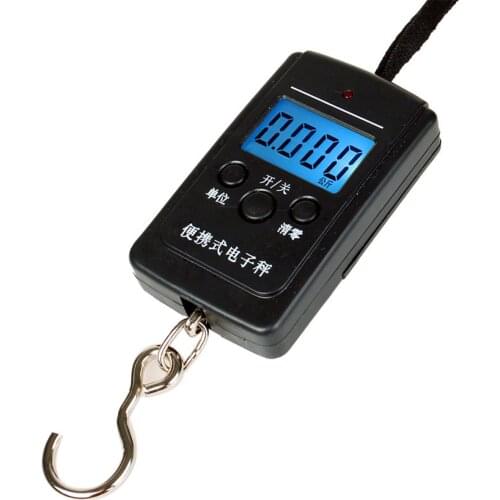 2020 Newest Arrival Electronic Scale Stainless Steel Hook Large LCD Display 4 Units Conversion Weight Counter