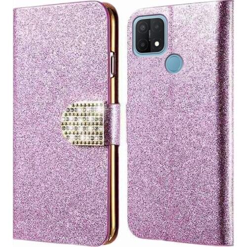 Leather Case For OPPO A11k A12e A31 A32 A33 A52 A53 s A72 A73 A91 A92 s A93 A15S Coque For Carcasas OPPO A15 CPH2185 Mujer Etui