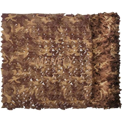 MENFLY Desert Camouflage Net Without Mesh Pavilion Covered Network Camouflaged Hunting Tactical Grid Camping Awning for Military